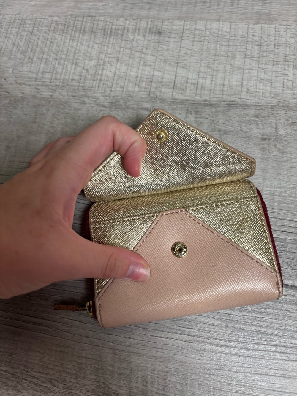 Tory Burch Colorblock Envelope Wallet Mini - Picture 4 of 7